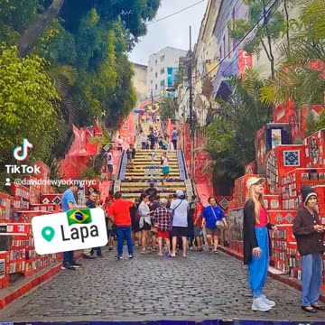 Rio de Janeiro Lapa Stairs