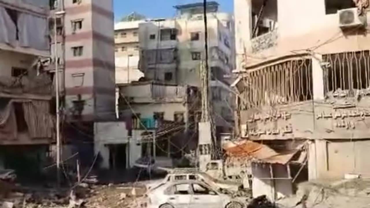 The Israelis hit Dahyeh again today after raining hell on the Beirut suburb during the night