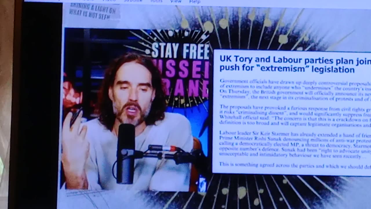 #StayFree, #324, #reaction, #russellbrand, #IRA, #nonce, 5%,