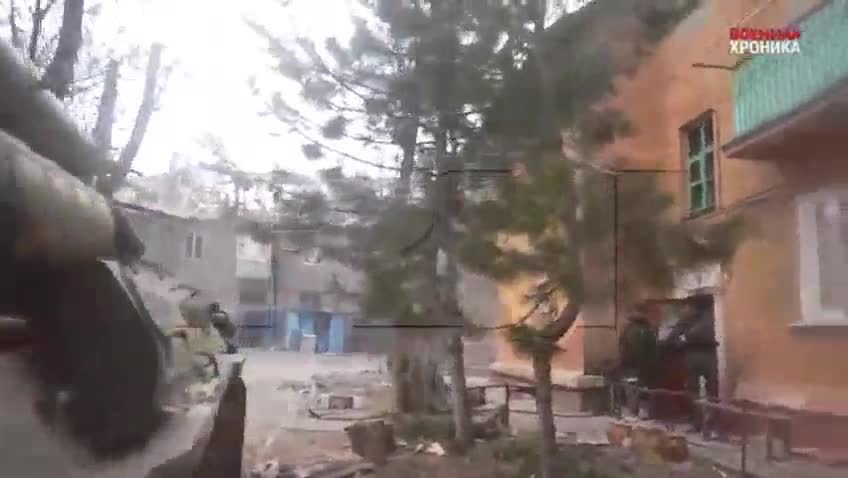 The marines of the Russian Navy in street battles in Mariupol.