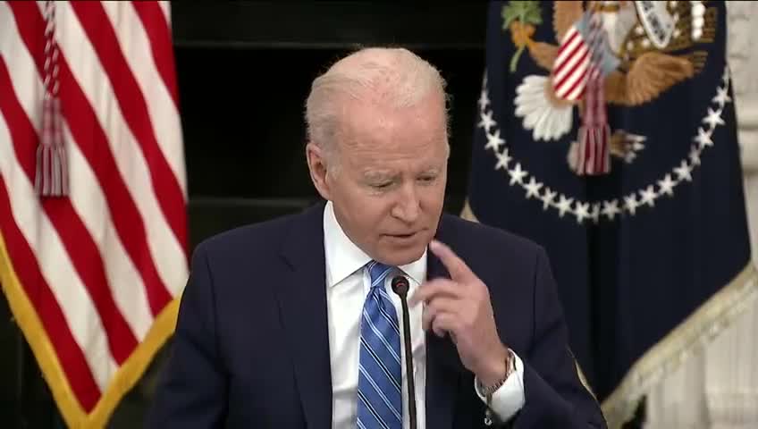 POTUS: "One of the reasons for inflation being high as it is, ..."