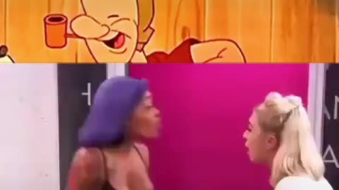 POV:You’re watching old cartoons while watching this ICONIC scene from #bgc