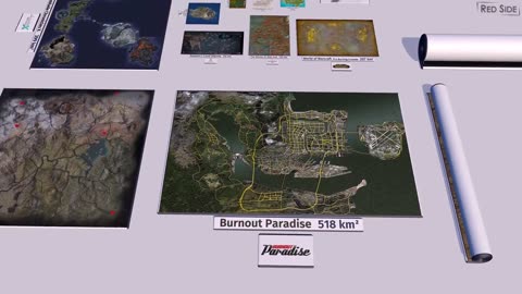 VIDEO GAME MAP SIZE COMPARISION | 3D