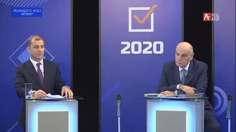 Выступление Адгура Ардзинба во время предвыборных дебатов