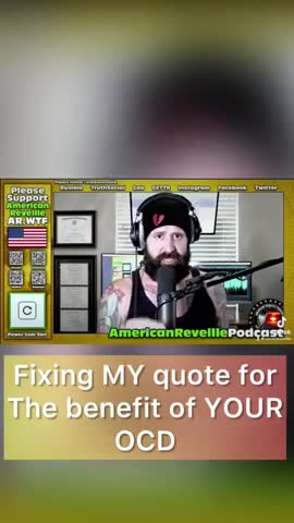 👍 I fixed the #quote for YOUR benefit! You’re #OCD is welcome! #matrix #fixed