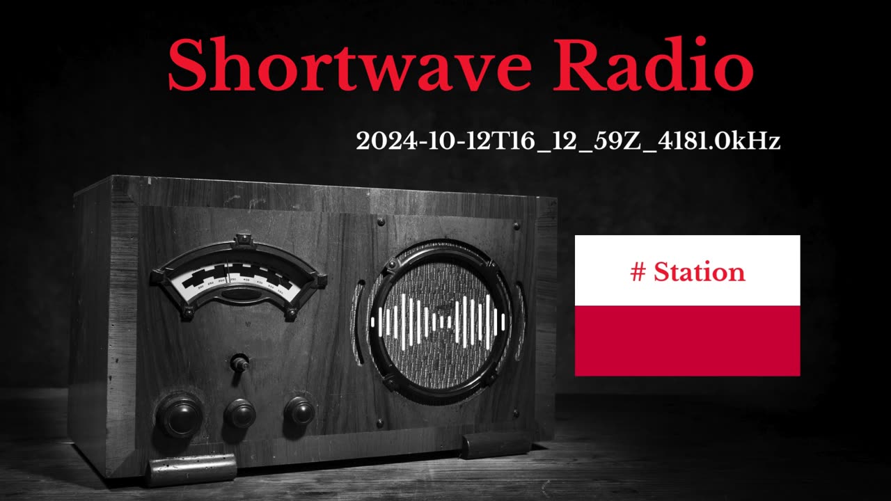 Polish Number Station (Shortwave Radio)