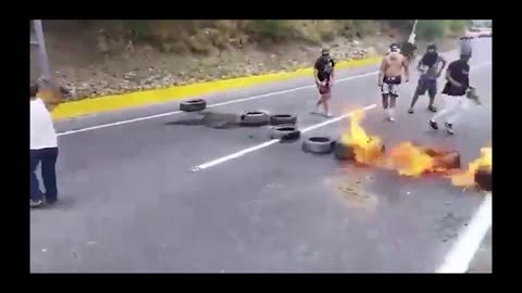 BIG RIOTS IN VENEZUELA