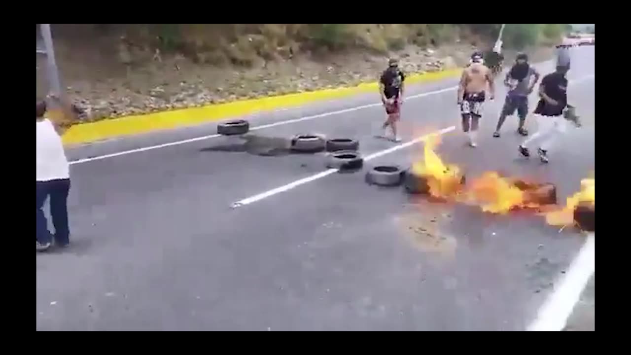 BIG RIOTS IN VENEZUELA