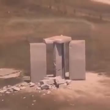 Breaking: Georgia Guidestones fell