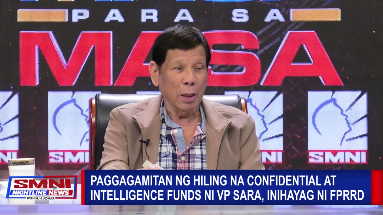 Paggamitan ng hiling na confidential at intelligence funds ni VP Sara, inihayag ni FPRRD