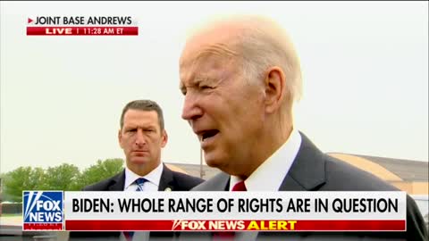 BIDEN SAYS IT GOES WAY OVERBOARD