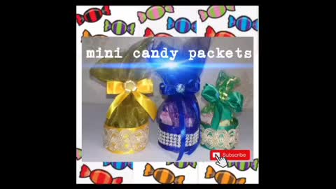 How to make mini candy packet paper packet for candy#minigiftpacket