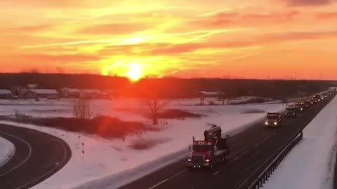 Just a little reinforcement and supplies hitting the road this morning.