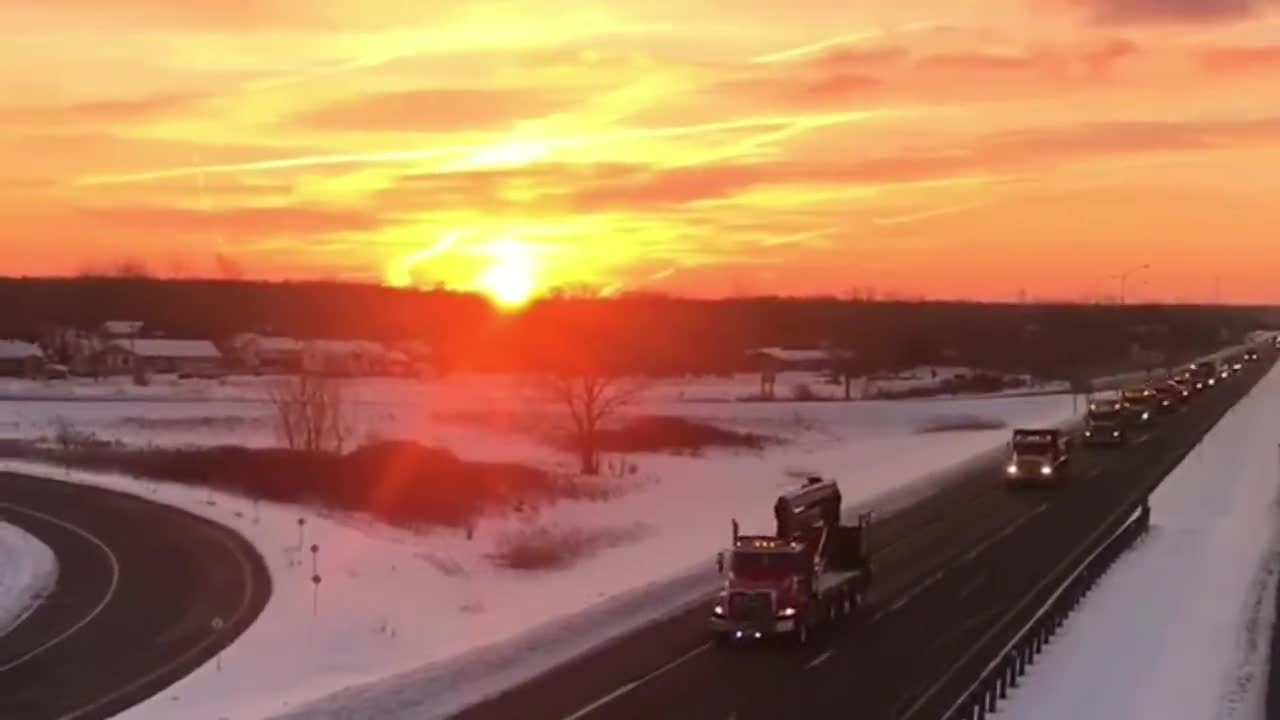 Just a little reinforcement and supplies hitting the road this morning.