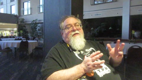 Michael before the start of Total Confusion Gaming Convention Day 1