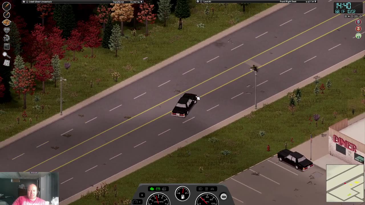 Drinking and driving in Project Zomboid