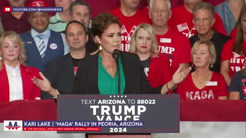 Kari Lake speech at JD Vance 'MAGA' Rally in Peoria, Arizona (Oct 22, 2024)