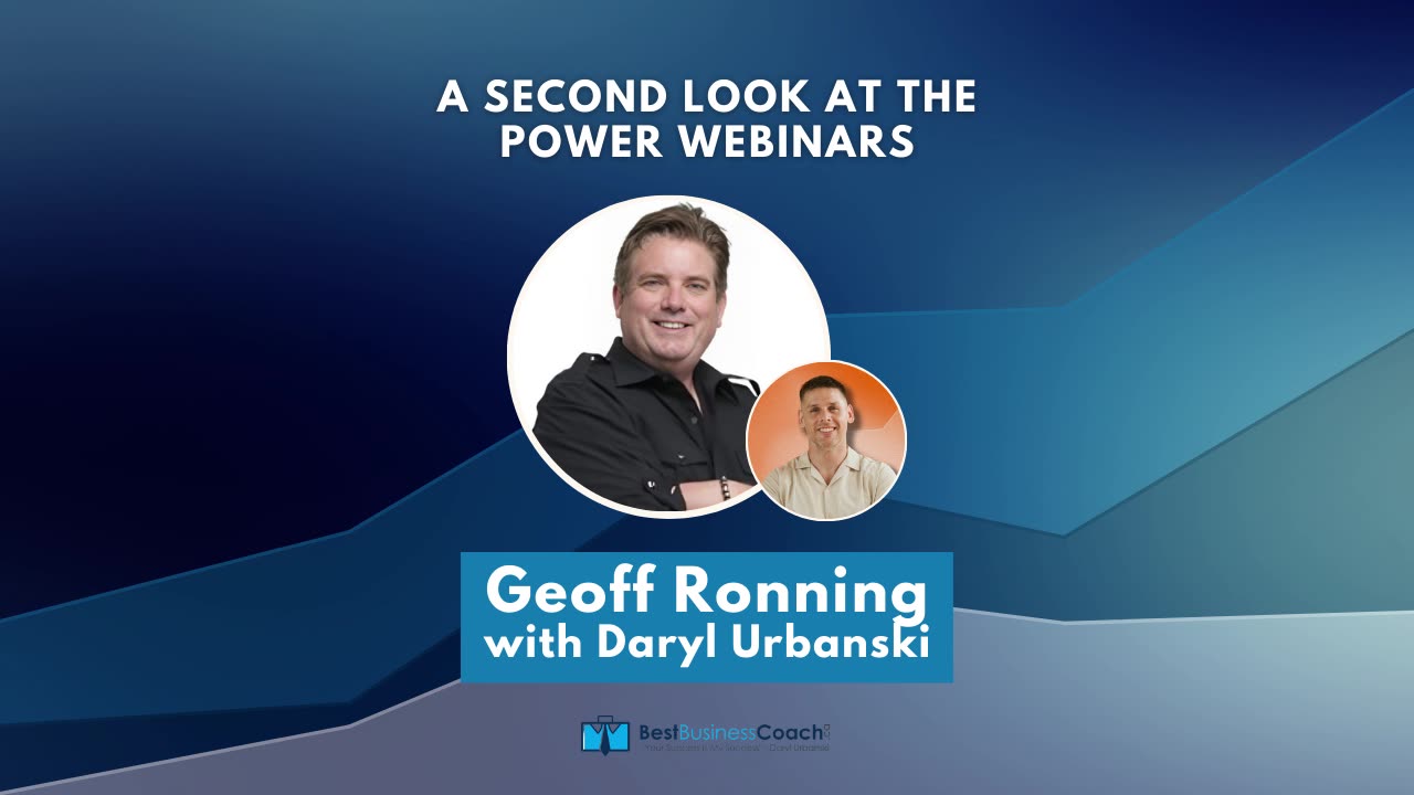 A second look at the POWER Webinars with Geoff Ronning