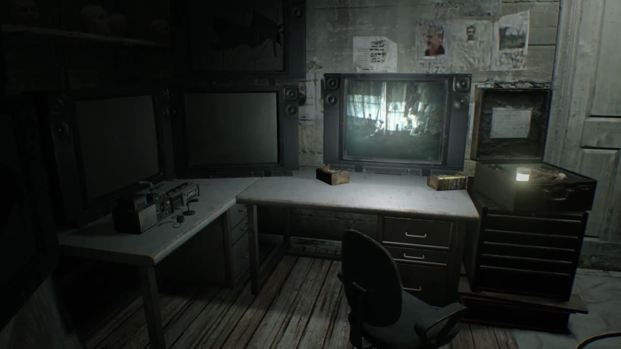 Resident Evil 7 - Testing Area Ethan Party Room Puzzle Sequence, Lucas Baker s Monitor Room