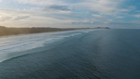 A coastline that is level with the sea!