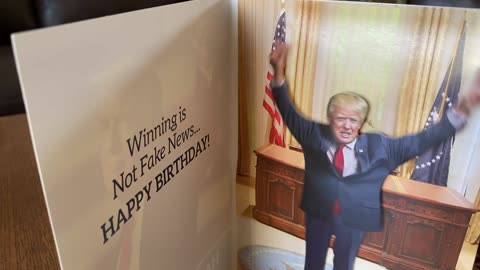 Trump Birthday Card