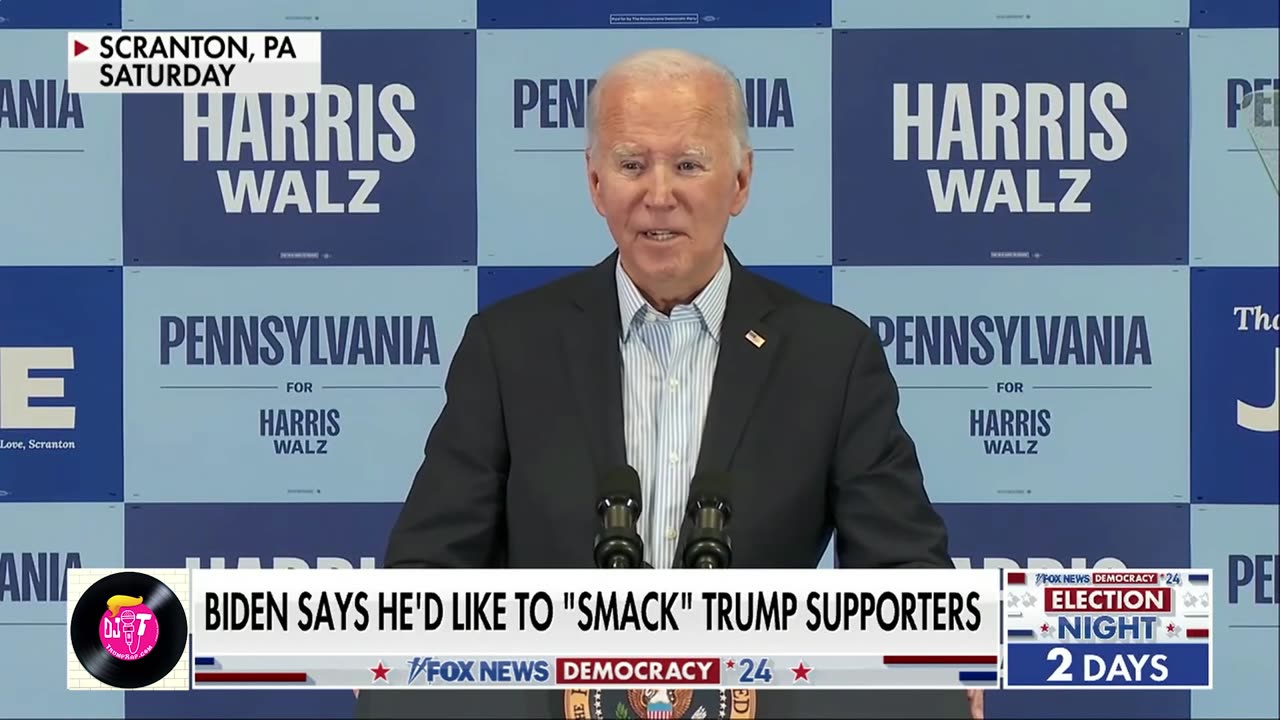 Biden: "Smack Trump Supporters in the Ass!"