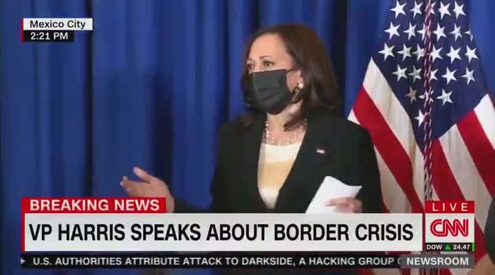 Kamala Harris Laughs Again When Asked About Visiting the Border