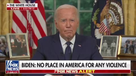 Biden: No violence on our streets