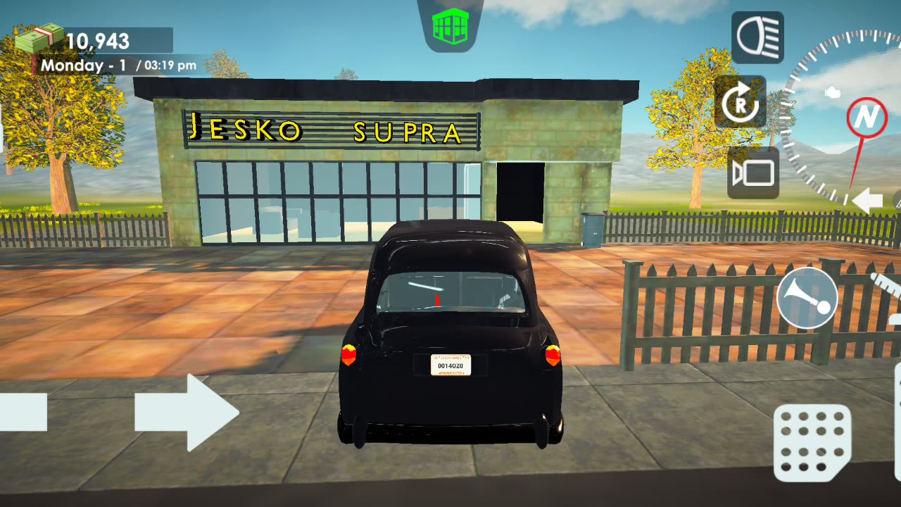 Real car for sale simulator