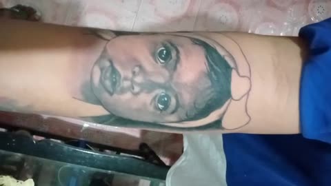 Face tattoo