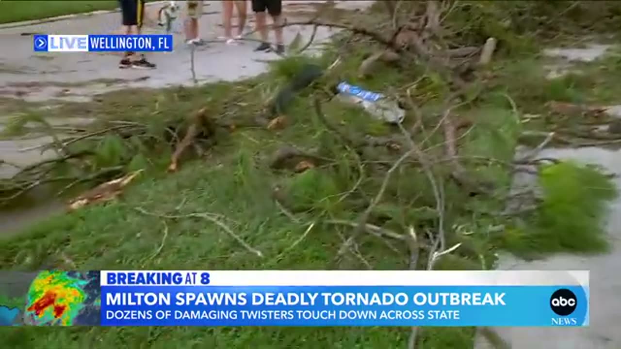 Hurricane Milton sparks more than two dozen tornados in Florida