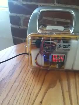 mBed Microcontroller Binary Clock on LED Array