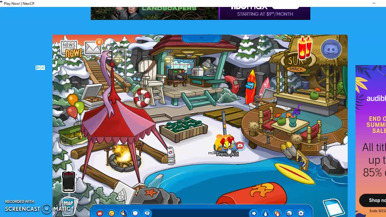 New club penguin Pizza Party 2022 Pt 1 Sep 23 2022