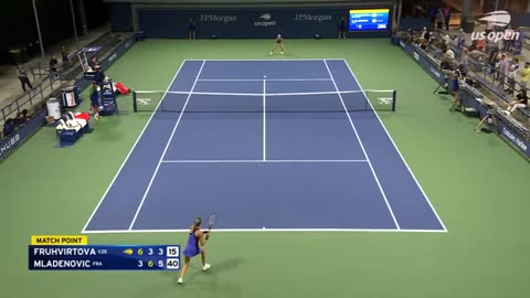 Linda Fruhvirtova vs. Kristina Mladenovic Highlights