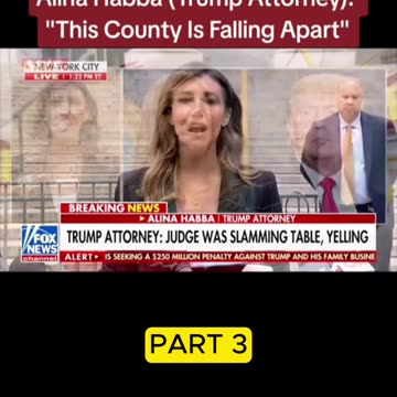 Donald Trump's Attorney Alina Habba - Fighting Back against "UNHINGED" Judge - Part 3 #shorts