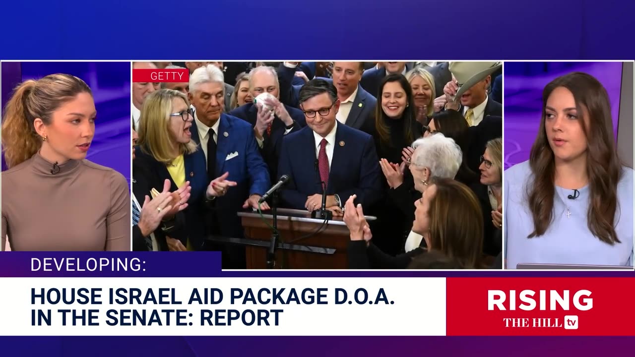 Johnson's $14B Israel War Chest DOA, Kamala Harris DEFENDS Biden Admin's $100B GIFT To Ukraine & IDF