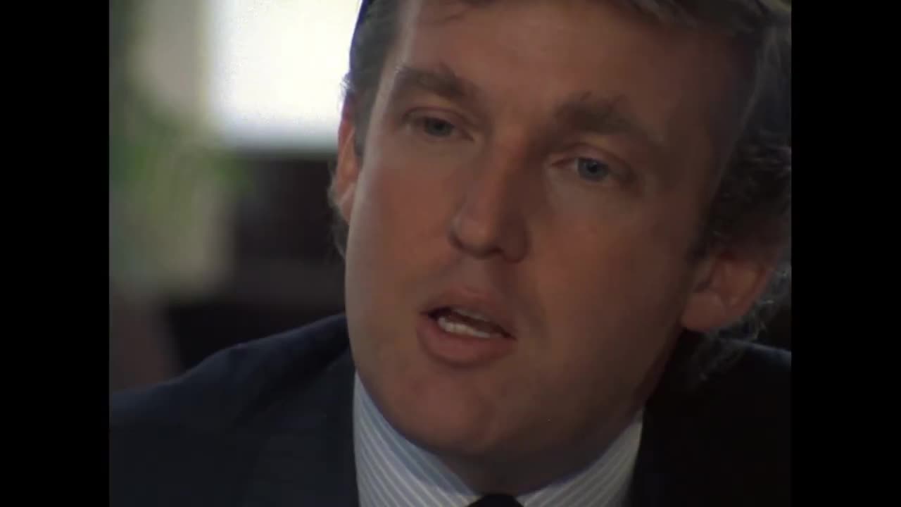 Mike Wallace grills Donald Trump about future in politics in 1985