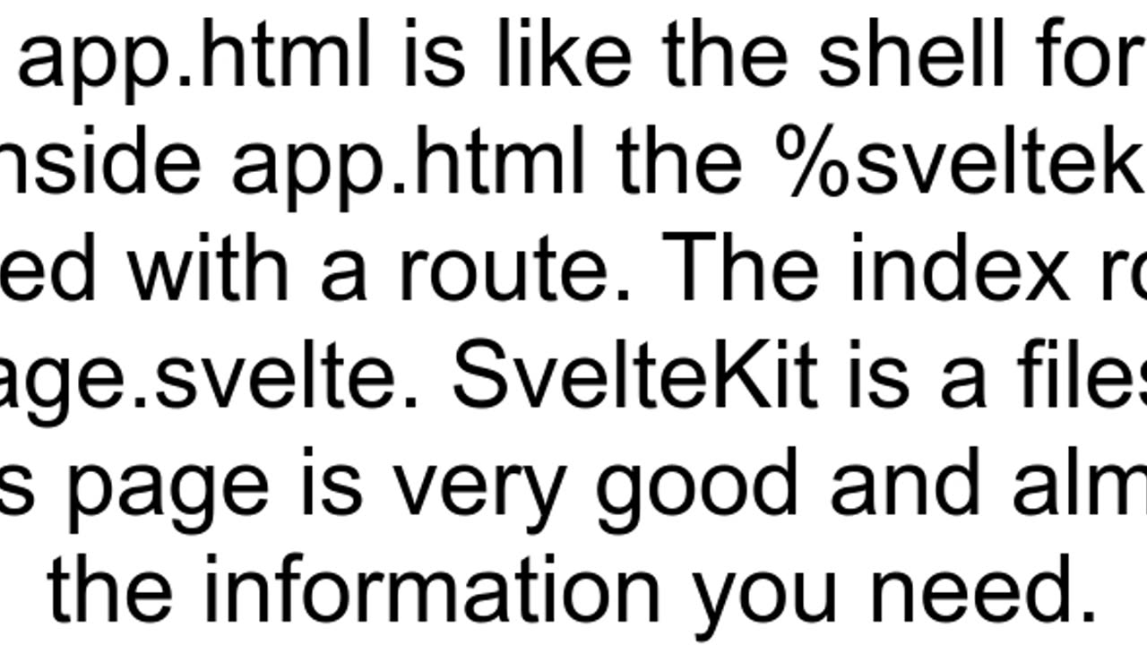 After svelte init Appsvelte won39t show up