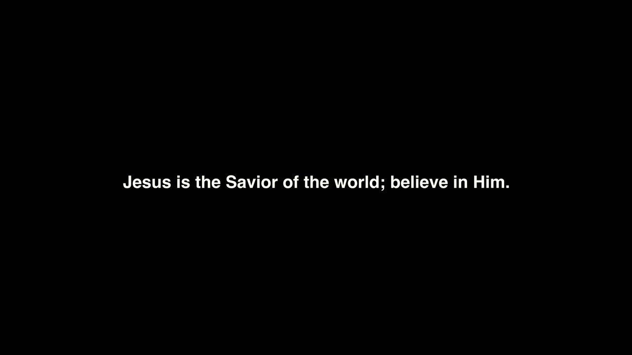 Jesus is the Prince of Peace; believe in Him.