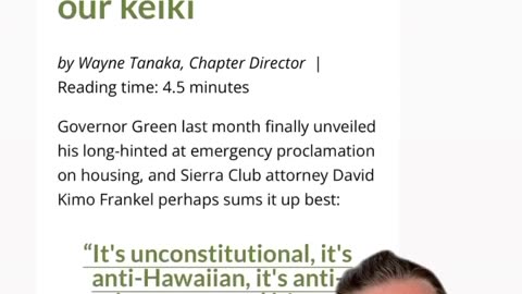 What’s going on in Hawaii…? Is it all related to Agenda 2030 and the expropriation of land…?