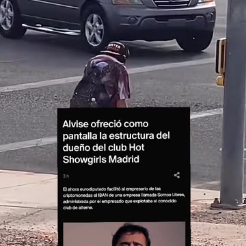 #Alvise ofreció como pantalla la estructura del dueño del club #Hot #Showgirls Madrid