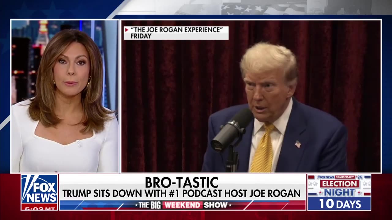 Trump challenges Kamala Harris to sit down with Joe Rogan