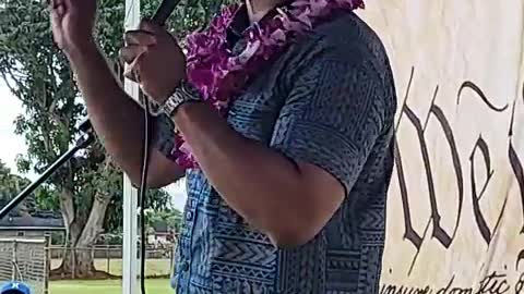 Seaula Jr. Tupa'i Hawaii Lieutenant Governor Candidate Speaks on Kauai