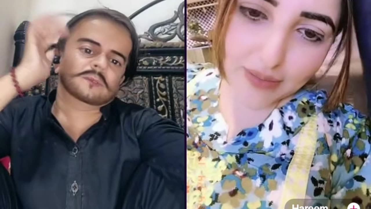 Hareem shah and waseem #live tiktok match