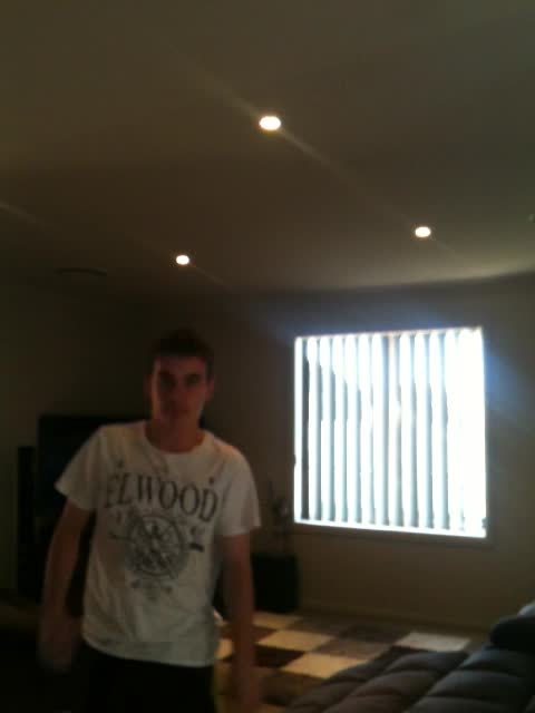 A Backflip on Carpet (In Slowmo)