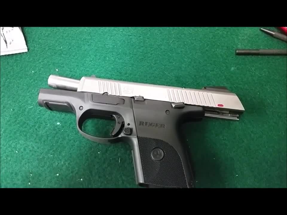 How To Improve The Trigger On A Ruger SR Series Pistol SR40 SR40C SR9 SR9C SR45