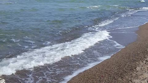 Sea, waves, beach