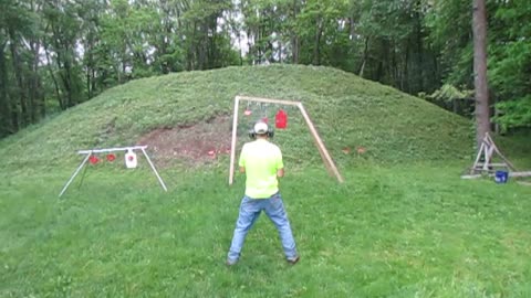 Back on the range, working out the rust!