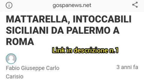 🔴 Quella luce mai fatta sulla Famiglia Mattarella.