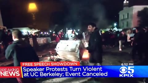 Feb 1, 2017, Berkeley Milo's speech 1.5.1 Antifa member interviewed on news